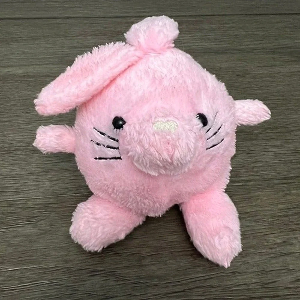 Dan Dee Celebrate The Season Pink Bunny Rabbit Plush Stuffed Animal Toy Small